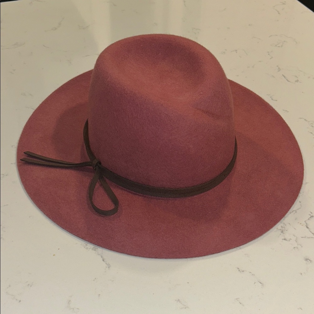 Pink Wool Hat